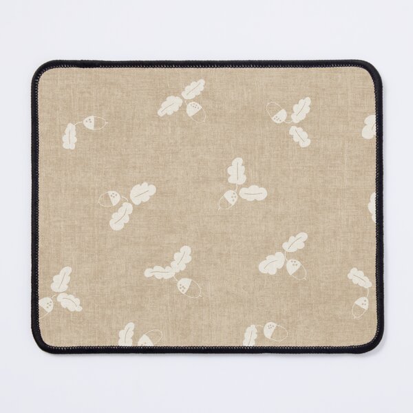 Item preview, minimal tossed acorn oak leaves scandinavian japandi autumn sand stone brown designed and sold by RenattaZare.