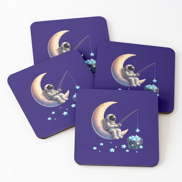 Item preview, fishing on the moon designed and sold by Thetdesigns.