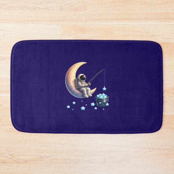 Item preview, fishing on the moon designed and sold by Thetdesigns.