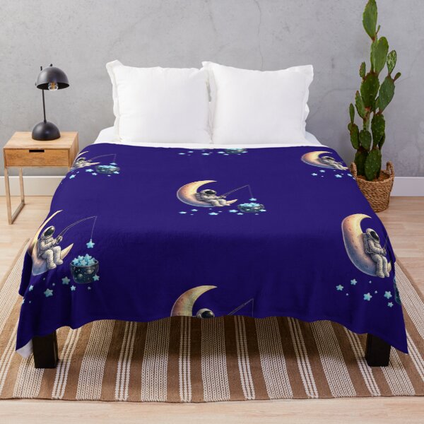 Item preview, fishing on the moon designed and sold by Thetdesigns.