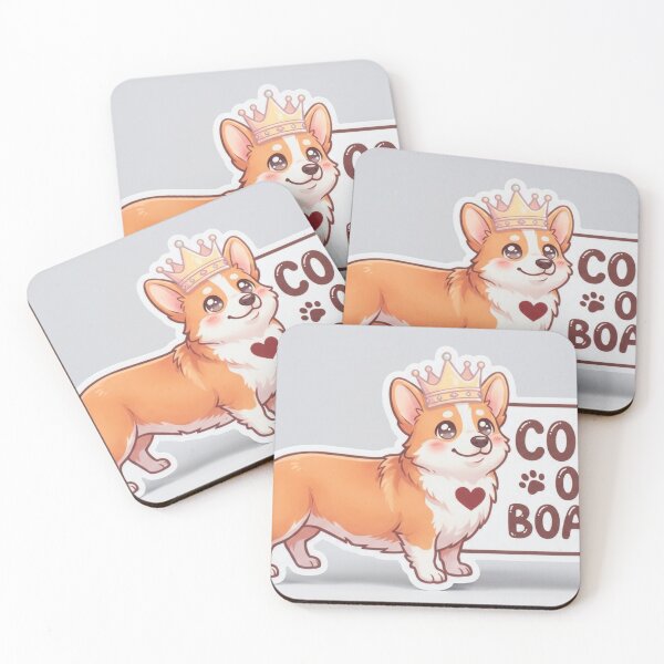 Item preview, Corgi On Board Kawaii Design designed and sold by TinyLegs.