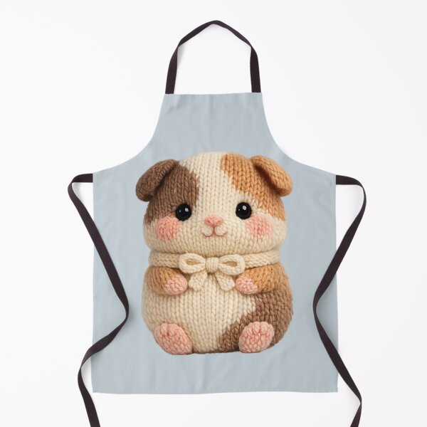 Item preview, Cute Knitted Guinea Pig Plush | Kawaii Handmade Crochet Cottagecore designed and sold by Moons Studio.