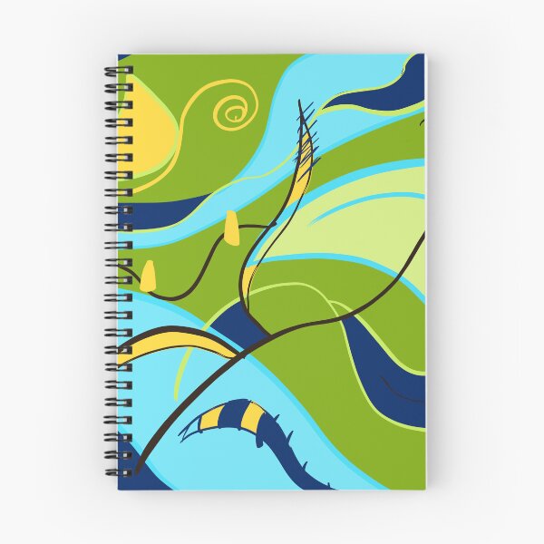 Item preview, Green and Blue Abstract Art with Gold Accents designed and sold by Jessielee72.
