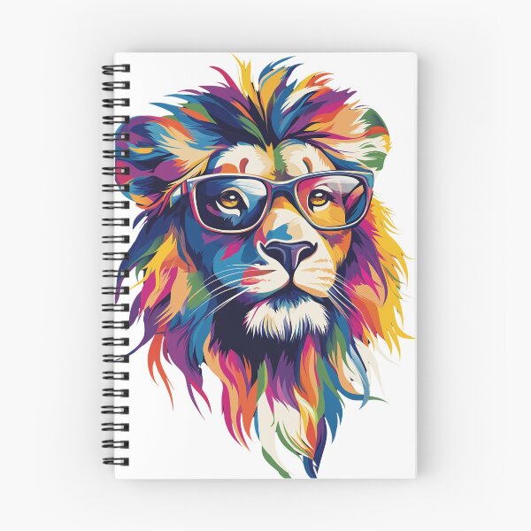 Item preview, Colorful Lion Art designed and sold by GoldenAurora91.