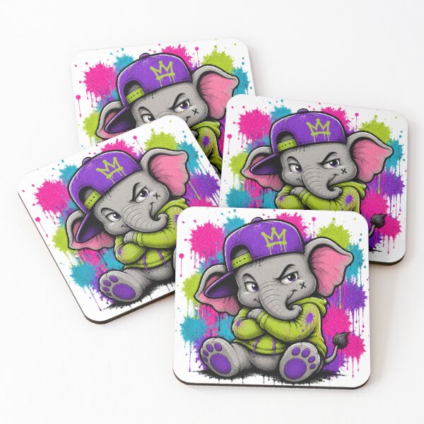 Item preview, Graffiti Elephant designed and sold by Thor-stone.