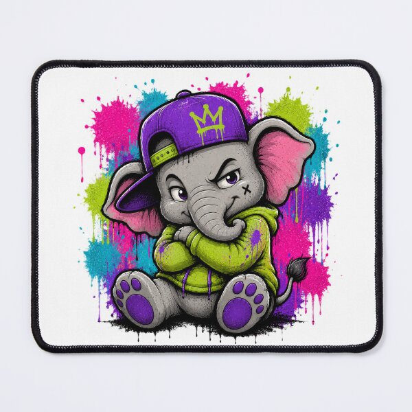 Item preview, Graffiti Elephant designed and sold by Thor-stone.