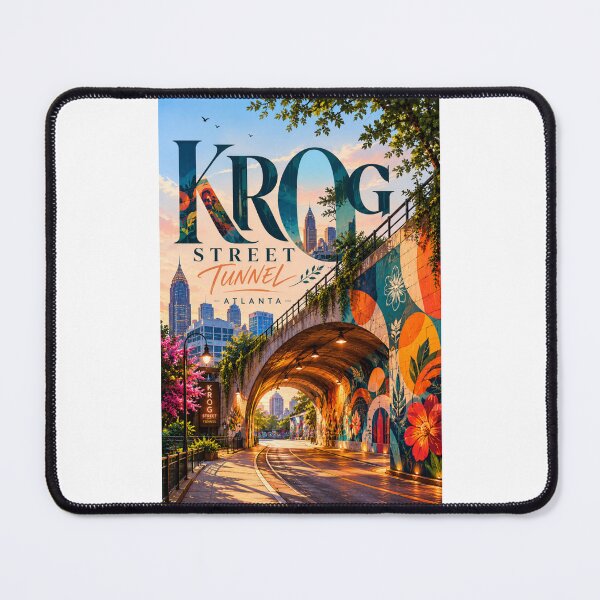 Item preview, Atlanta Krog Street Tunnel with BeltLine Inman Park and Cabbagetown Georgia designed and sold by Places On Earth.