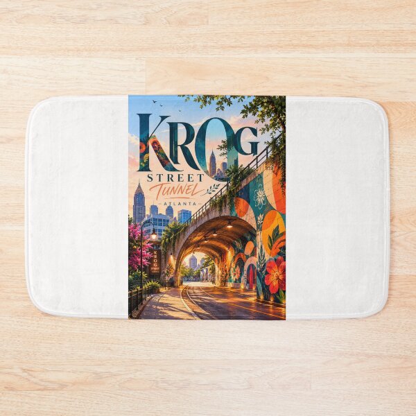 Item preview, Atlanta Krog Street Tunnel with BeltLine Inman Park and Cabbagetown Georgia designed and sold by Places On Earth.