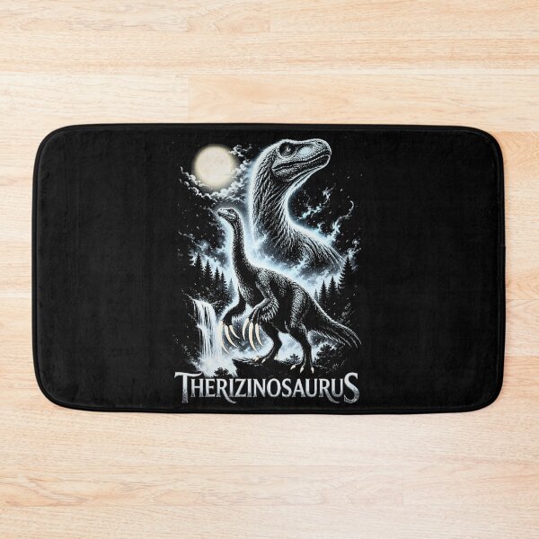 Item preview, Therizinosaurus Moonlight Poster - Epic Dinosaur Art designed and sold by Syrupulse.