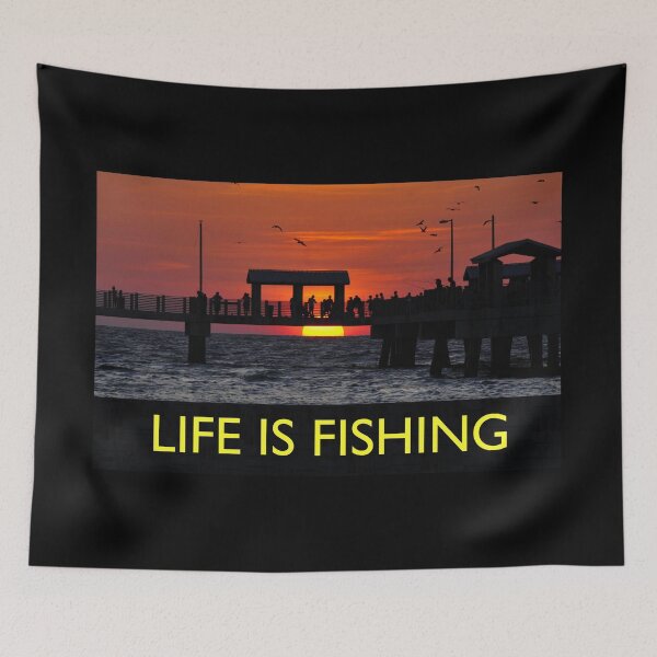 Item preview, Life is Fishing designed and sold by Dlt1981.