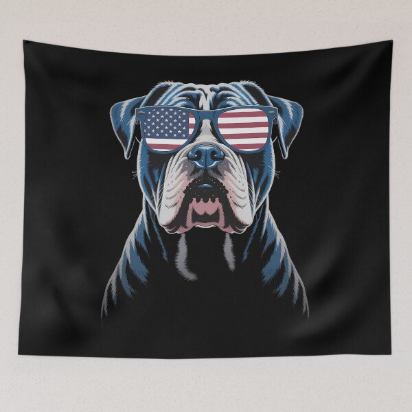 Item preview, Cane Corso USA Flag Sunglasses Dog Lover 4th Of July designed and sold by sailorjessiArt.