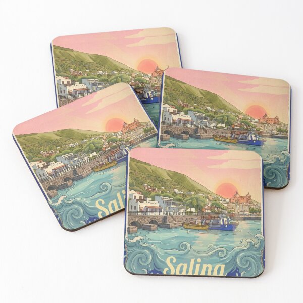 Item preview, salina aeolian islands retro vibe designed and sold by Anna Sacha.