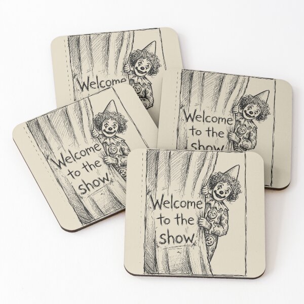 Item preview, Striped Tent Lurker - Creepy Clown Girl designed and sold by bapupa.