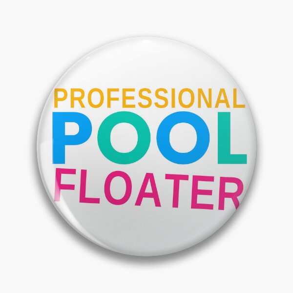 Item preview, Professional Pool Floater Funny Summer Pool Tee designed and sold by 7Four1 Designs.