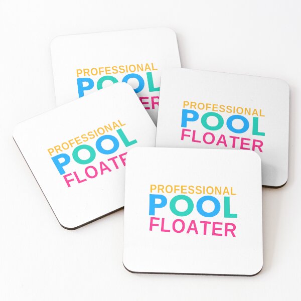 Item preview, Professional Pool Floater Funny Summer Pool Tee designed and sold by 7Four1 Designs.