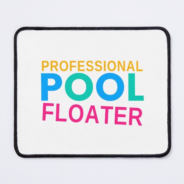 Item preview, Professional Pool Floater Funny Summer Pool Tee designed and sold by 7Four1 Designs.