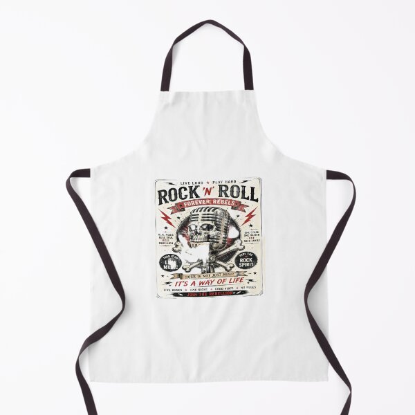 Item preview, Rock 'N' Roll Forever Rebels Vintage Skull Microphone Poster designed and sold by Artisan Finds Online.