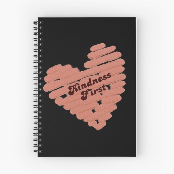 Item preview, Kindness First Coral Heart | Positive Quote | Cute Retro Inspirational Design designed and sold by VariusDesigns.
