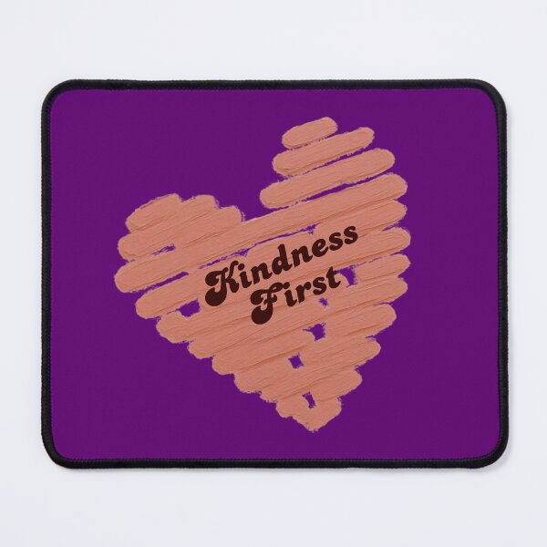 Item preview, Kindness First Coral Heart | Positive Quote | Cute Retro Inspirational Design designed and sold by VariusDesigns.