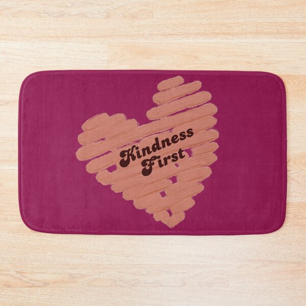 Item preview, Kindness First Coral Heart | Positive Quote | Cute Retro Inspirational Design designed and sold by VariusDesigns.
