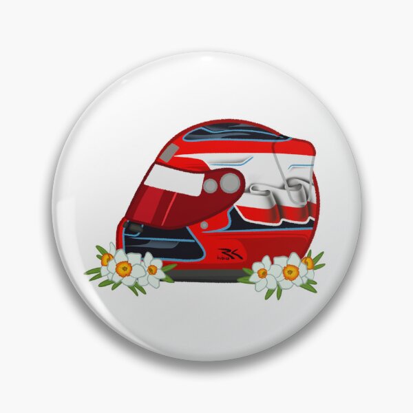 Item preview, Robert Kubica 2009 Helmet With Flowers designed and sold by OriDraws.