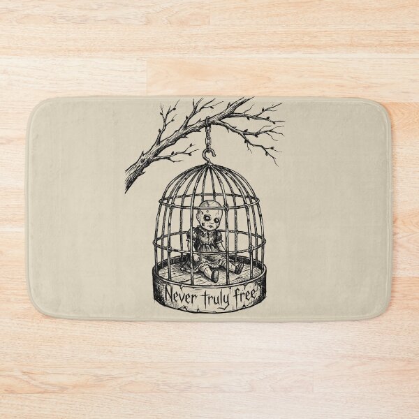 Item preview, Birdcage Silhouette - Creepy Doll designed and sold by bapupa.