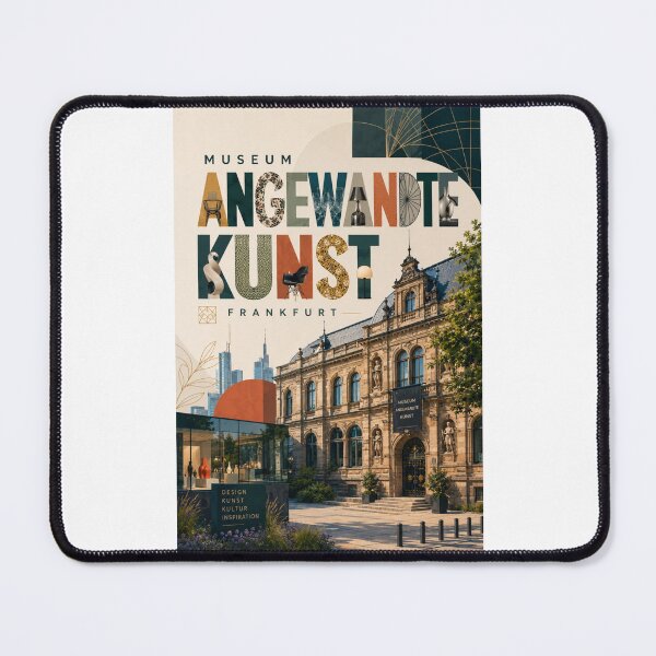 Item preview, Museum Angewandte Kunst Frankfurt Germany near Main River and Museumsufer designed and sold by Places On Earth.