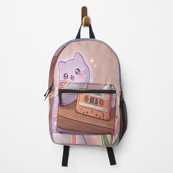Item preview, Cute Kawaii Ghost Cat Lo-Fi Chill Music Speaker Aesthetic designed and sold by raedattia.