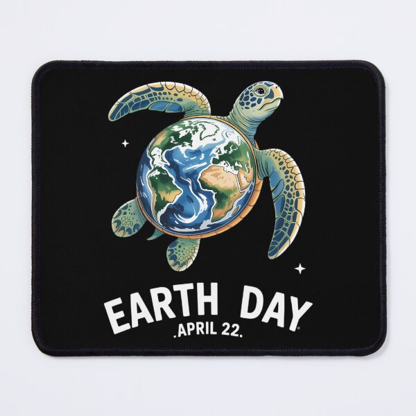 Item preview, Earth Day Sea Turtle Globe April 22 Eco Awareness designed and sold by sailorjessiArt.