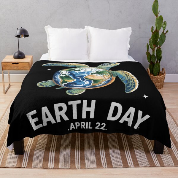 Item preview, Earth Day Sea Turtle Globe April 22 Eco Awareness designed and sold by sailorjessiArt.