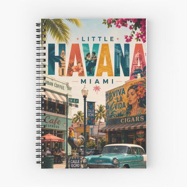 Item preview, Little Havana Miami Calle Ocho Cuban Heritage District Florida designed and sold by Places On Earth.