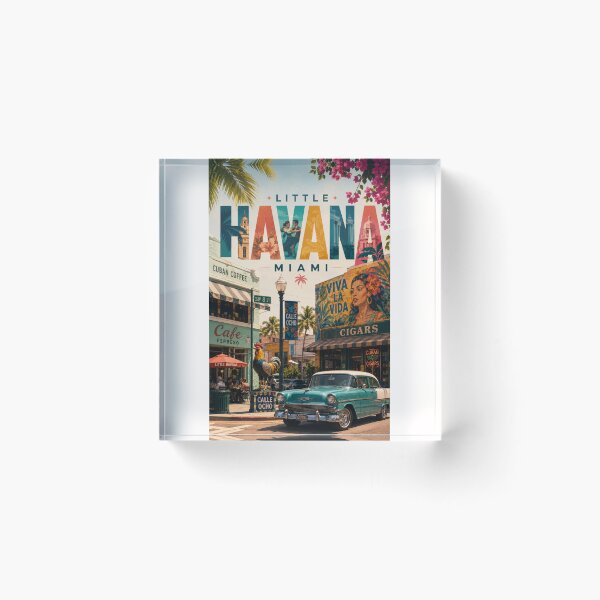 Item preview, Little Havana Miami Calle Ocho Cuban Heritage District Florida designed and sold by Places On Earth.