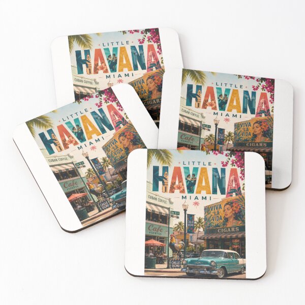 Item preview, Little Havana Miami Calle Ocho Cuban Heritage District Florida designed and sold by Places On Earth.
