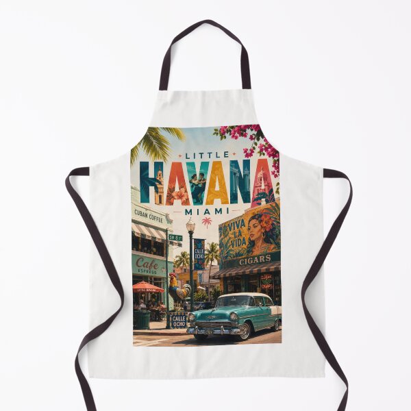 Item preview, Little Havana Miami Calle Ocho Cuban Heritage District Florida designed and sold by Places On Earth.