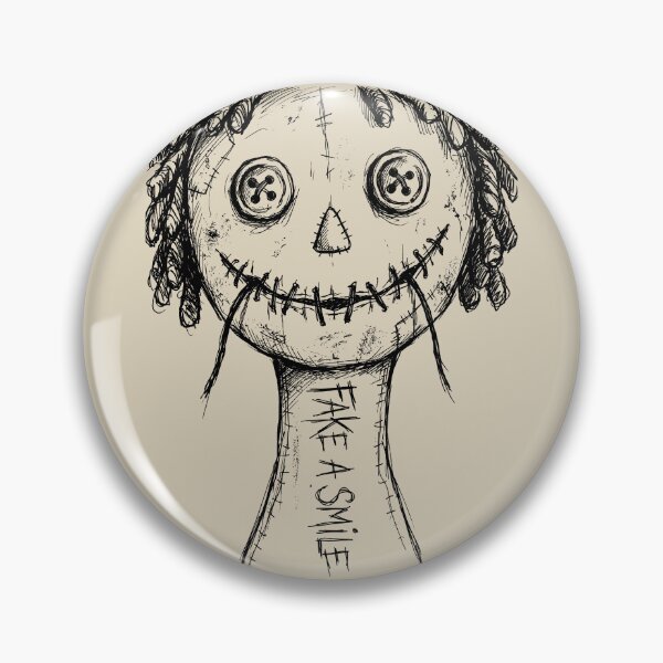 Item preview, Stitched Smile Veil - Creepy Doll designed and sold by bapupa.