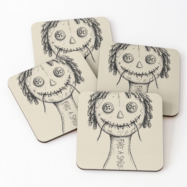 Item preview, Stitched Smile Veil - Creepy Doll designed and sold by bapupa.