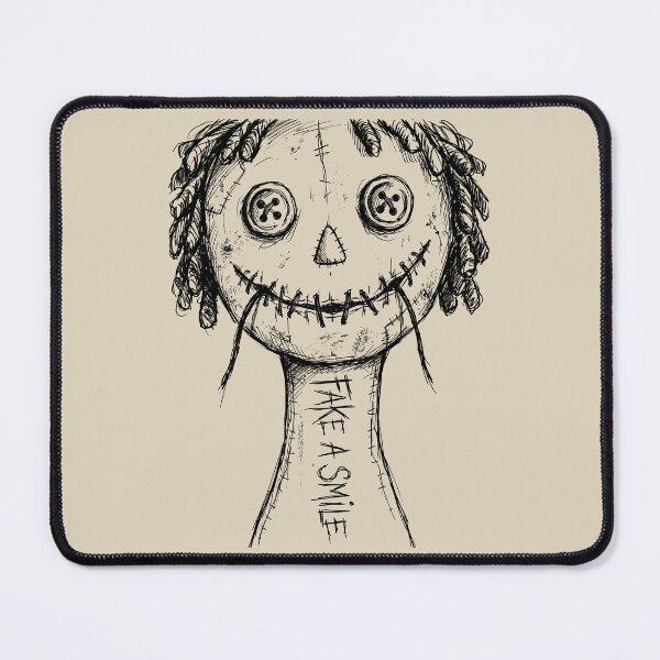 Item preview, Stitched Smile Veil - Creepy Doll designed and sold by bapupa.