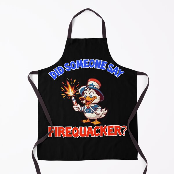 Item preview, Funny 4th of July Duck Shirt | Did Someone Say Firequacker T-Shirt | Cute Patriotic Uncle Sam Duck Graphic Tee, Fireworks Humor designed and sold by VectorForge.