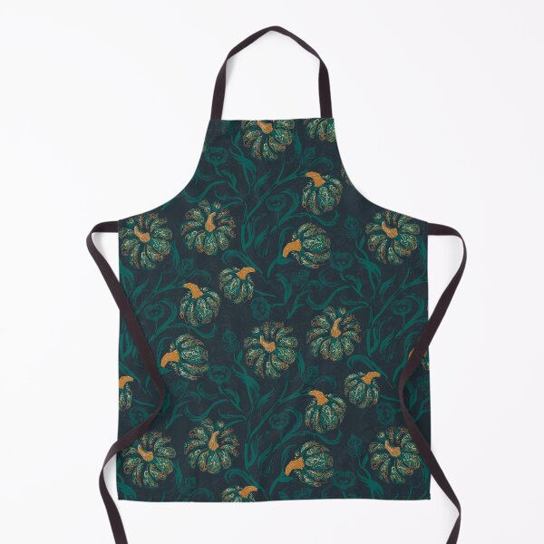 Item preview, Gilded Pumpkin Masquerade Indigo and Emerald designed and sold by Dally-Dabble.