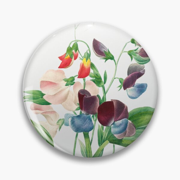 Item preview, Sweet Pea Flowers Vintage Botanical Illustration designed and sold by TheRetroArtRoom.