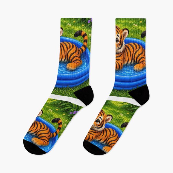 Item preview, Paddling Tiger designed and sold by MariaLouise-Art.