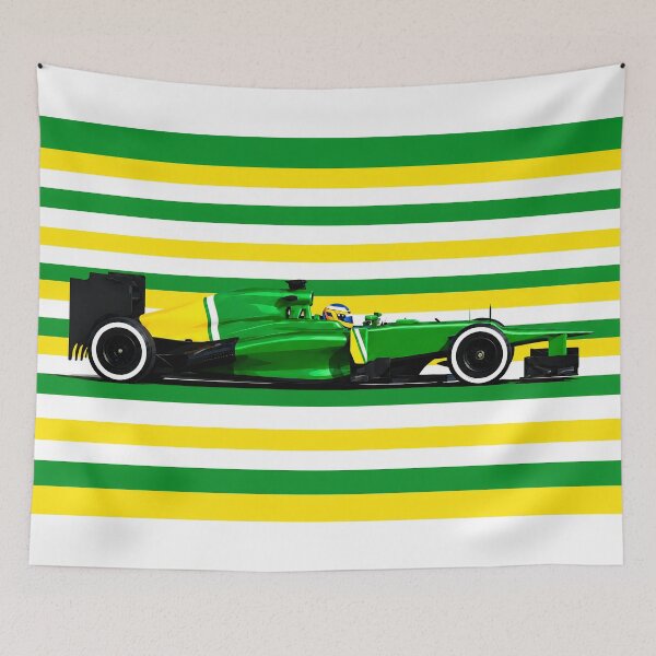 Aperçu de l'œuvre Voiture de Formule 1 Caterham de Charles Pic (2013) créée et vendue par PitWallArt.