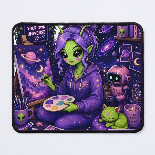 Item preview, Cosmic Days: Alien Artist designed and sold by STICK-KAY things Co..