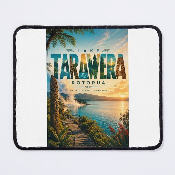Item preview, Lake Tarawera Rotorua Bay of Plenty New Zealand Māori Landscape designed and sold by Places On Earth.