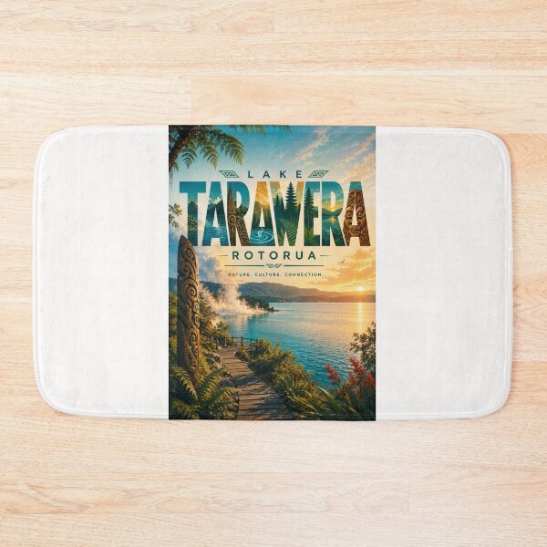 Item preview, Lake Tarawera Rotorua Bay of Plenty New Zealand Māori Landscape designed and sold by Places On Earth.