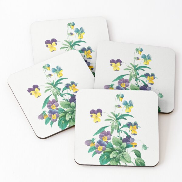 Item preview, Wild Pansy Flowers Vintage Botanical Illustration designed and sold by TheRetroArtRoom.