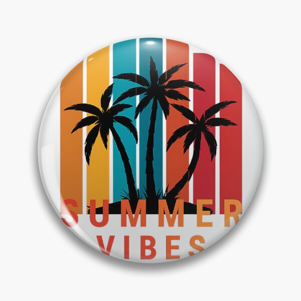 Item preview, Summer Vibes Retro Palm Tree Sunset Vintage T-Shirt Design designed and sold by Cool Tee World .