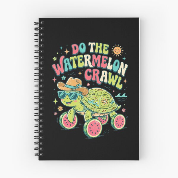 Item preview, Do The Watermelon Crawl Funny Sea Turtle Summer Beach designed and sold by dudelinart.