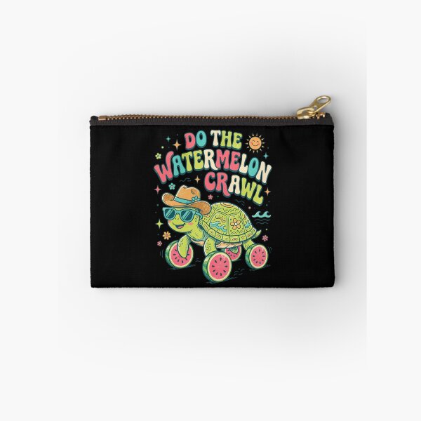 Item preview, Do The Watermelon Crawl Funny Sea Turtle Summer Beach designed and sold by dudelinart.