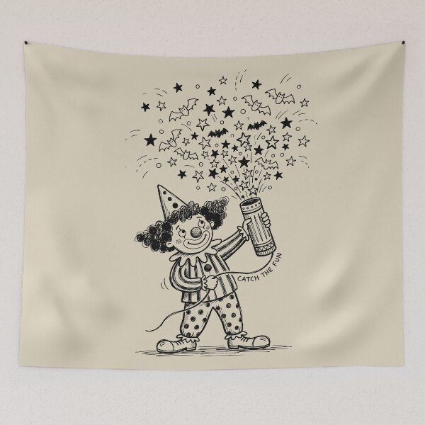 Item preview, Confetti Popper Joy - Cute Clown designed and sold by bapupa.